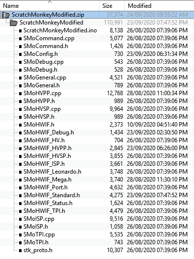 ScratchMonkeyModified ZIP Archive Contents