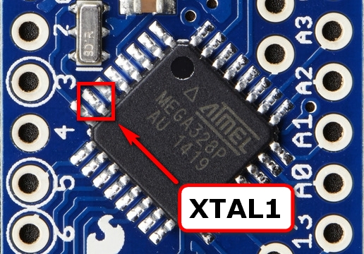 Pro Mini Board: XTAL1 Pin
